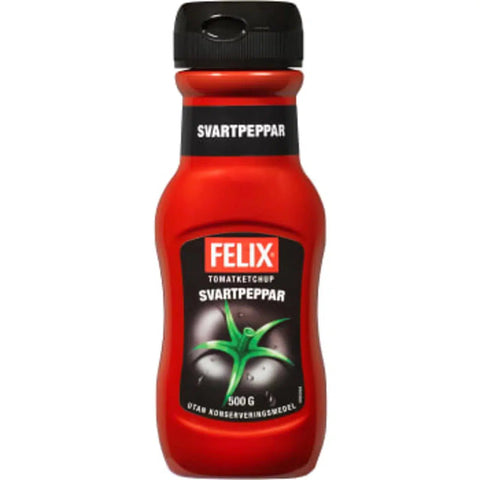 Felix Ketchup Svartpeppar - Ketchup Black pepper 500 g-Swedishness