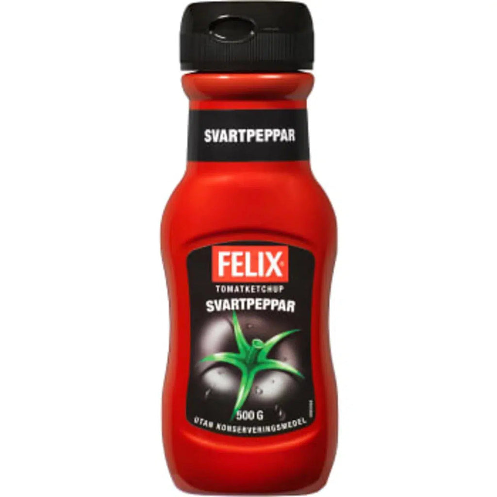 Felix Ketchup Svartpeppar - Ketchup Black pepper 500 g-Swedishness