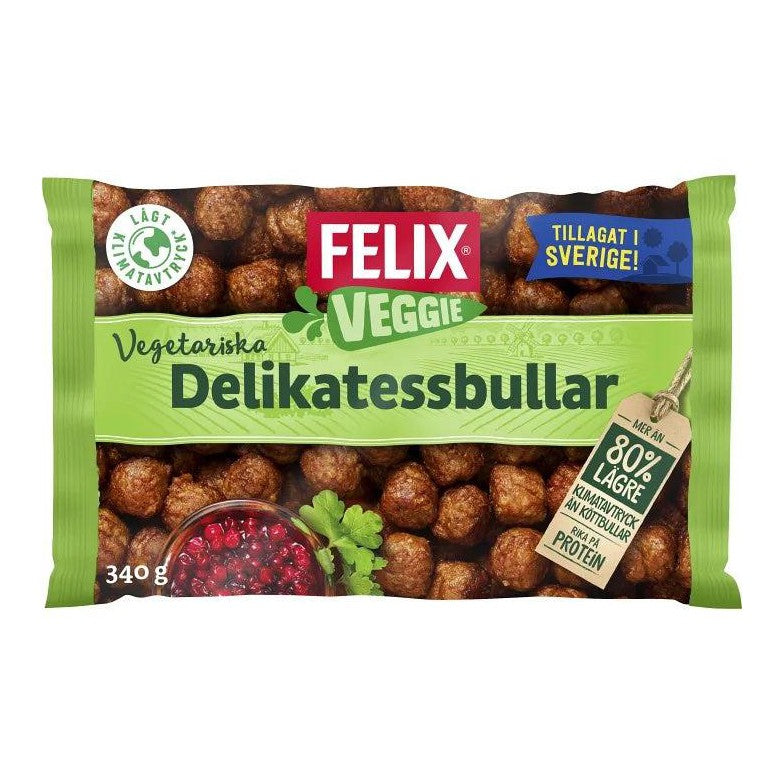 Felix Vegetariska Köttbullar - Frozen Vegetarian Meatballs 340g-Swedishness