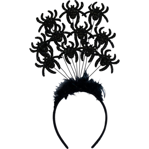 Festive Diadem med spindlar – Spider Headband - 35 × 15 × 2cm-Swedishness