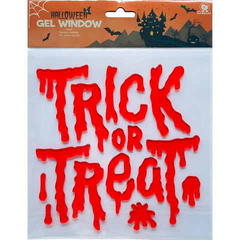 Festive Fönsterdekal Trick or Treat – Trick or Treat Window Decoration - 20 × 20 × 0.3cm-Swedishness