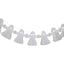 Festive Girlang Spöken Vit – White Ghost Garland - 3m-Swedishness