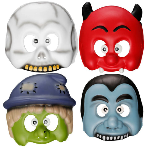Festive Halloweenmask barn – Children’s Halloween Mask - 1 pc, assorted design-Swedishness