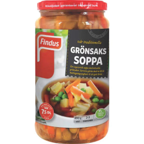Findus Grönsakssoppa - Vegetable soup - 490g-Swedishness