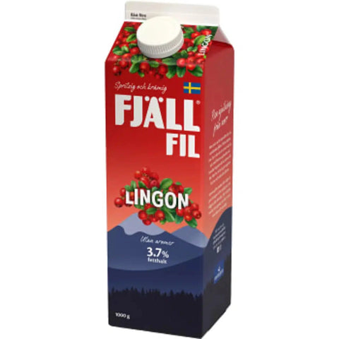 Fjällfil Fil Lingon 3,7% Limited edition - Swedish Yogurt 1l-Swedishness