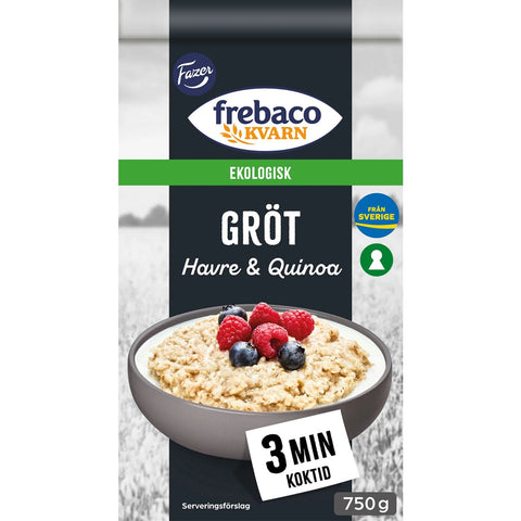 Frebaco Gröt Havre & Quinoa Ekologisk - Organic Oat & Quinoa Porridge - 750g-Swedishness