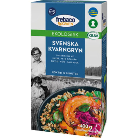 Frebaco Svenska kvarngryn Ekologisk - Swedish milled semolina Organic- 400g-Swedishness