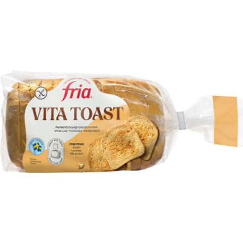 Fria Formbröd Vita Toast Glutenfri Fryst - Flatbread White Toast Frozen - 500 g-Swedishness