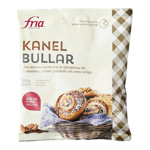 Fria Kanelbulle - Frozen Cinnamon Bun gluten-free 230g-Swedishness