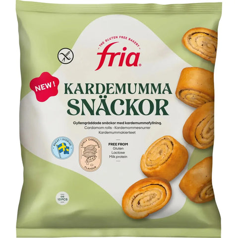 Fria Kardemummasnäckor Glutenfritt - Frozen Cardamom Shells Gluten Free 280g-Swedishness