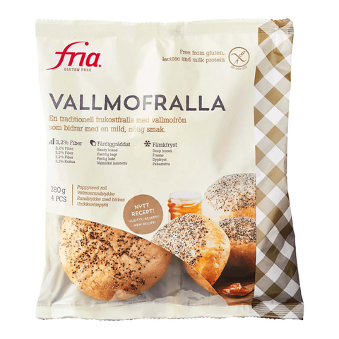 Fria Vallmofralla - Frozen Poppyseed bun gluten-free 280g-Swedishness