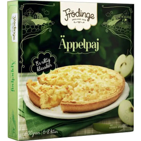 Frödinge Äppelpaj Fryst - Apple Pie Frozen - 400g-Swedishness