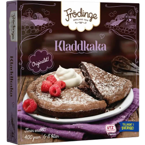 Frödinge Kladdkaka Fryst - puff cake, Frozen - 400 g-Swedishness