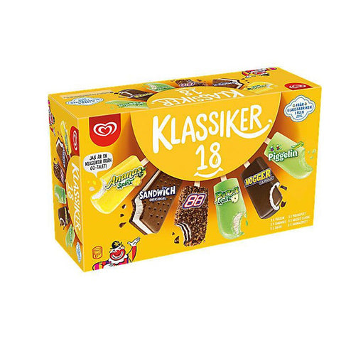 GB Glace Glass Klassikerlåda - Ice cream Classic box 18-pack - 18 X 57ml-Swedishness