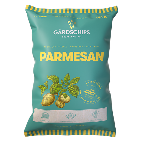 Gårdschips Parmesan - Parmesan 150 g-Swedishness