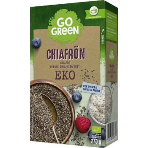 Go Green Chiafrön Ekologisk - Chia seeds Organic  - 270g