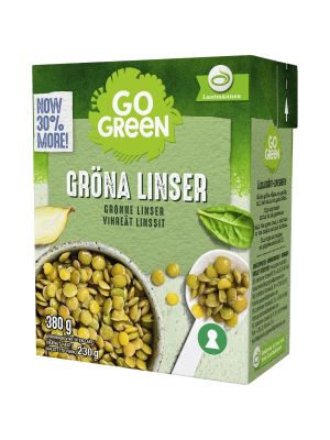 GoGreen Gröna linser - Green lentils - 380g-Swedishness