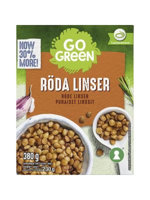 GoGreen Röda linser -Red lenses - 380g-Swedishness