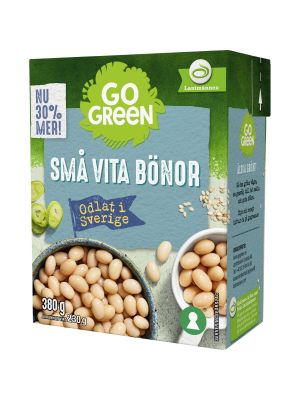 GoGreen Små vita bönor, svenska - Swedish Small White Beans - 380g-Swedishness