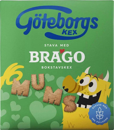 Göteborgs Kex Bokstavskex Kakor - Letter Biscuits Cookies - 160 g-Swedishness
