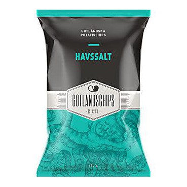 Gotlandschips Havssalt - Sea Salt 180 g-Swedishness