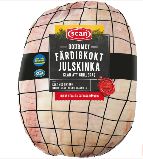 Gourmet Julskinka Scan Färdigkokt approx. 2.7Kg - Christmas Ham pre-boiled-Swedishness