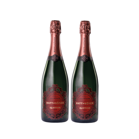 HATT et SÖNER Champagne Premier Cru Vintage Quattuor 2018 - 2 Bottles 750ml each-Swedishness
