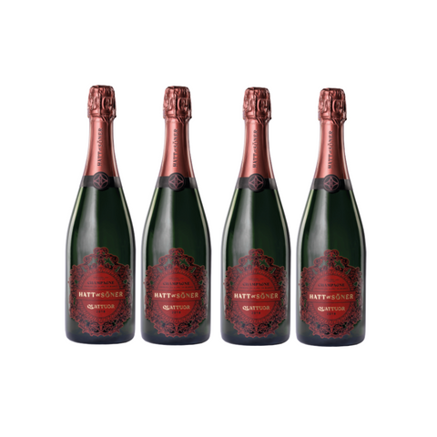 HATT et SÖNER Champagne Premier Cru Vintage Quattuor 2018 - 4 Bottles 750ml each-Swedishness