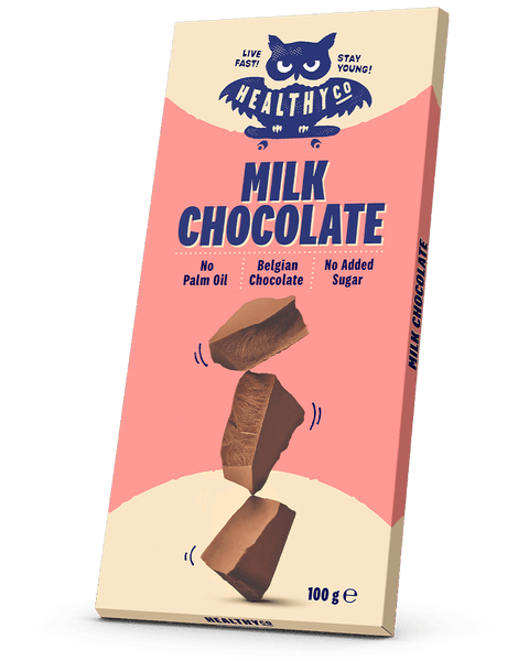HEALTHY CO Milk Chocolate - 100g-Swedishness