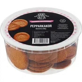 Hans o Greta Glutenfria Pepparkakor - Gluten free Gingerbread - 250 g-Swedishness