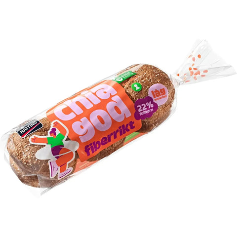Hatting Chia God Fiberrikt - Chia Good High Fiber Bread - 360g-Swedishness