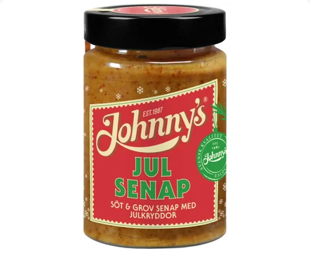 Johnnys Julsenap - Christmas Mustard - 315g-Swedishness