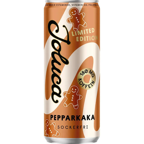 Joluca Kolsyrad Dryck Pepparkaka -Carbonated Drink Gingerbread - 33cl-Swedishness