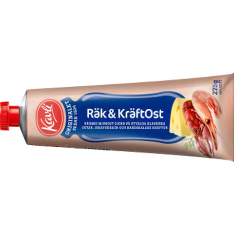 Kavli Räk&Kräftost - Shrimp & Crab cheese - 275 g-Swedishness
