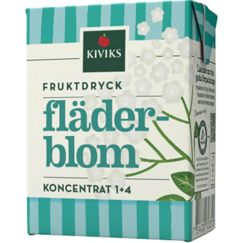 Kiviks Lättdryck Fläderblom Koncentrat - Soft drink Elderflower Concentrate - 2dl-Swedishness