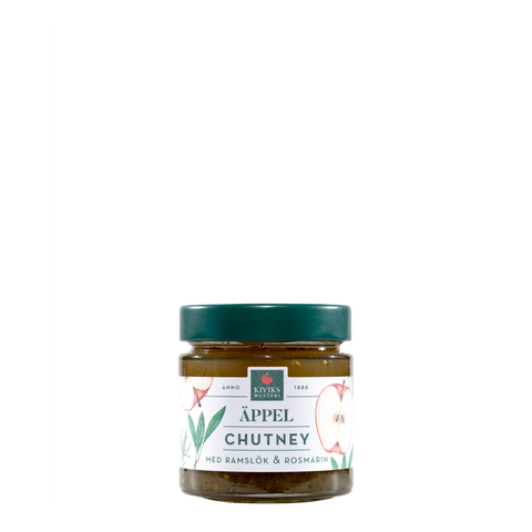 Kiviks Musteri Äppelchutney m Ramslök o Rosmarin - Apple and Calvados Marmelad 200g-Swedishness