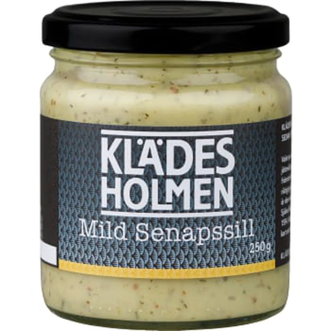 Klädesholmens Mild Senapssill - Herring Mild Mustard 250g-Swedishness