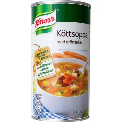 Knorr Köttsoppa Med Grönsaker - Meat soup with vegetables - 540g-Swedishness