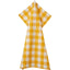 Kökshandduk Gul Ruta - Kitchen towel Yellow 45x65cm-Swedishness