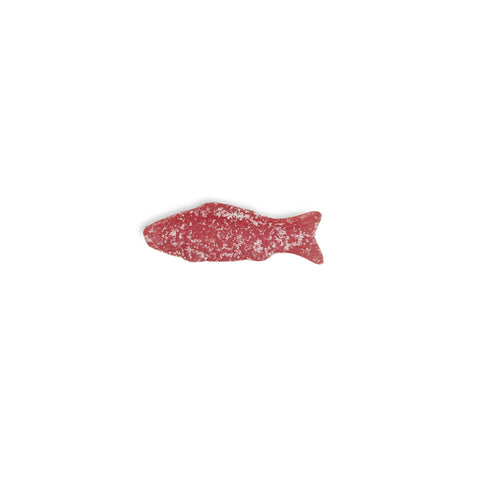 Kolsvart Sur Röding Hallon - Sour raspberry Candyfish 120 g-Swedishness