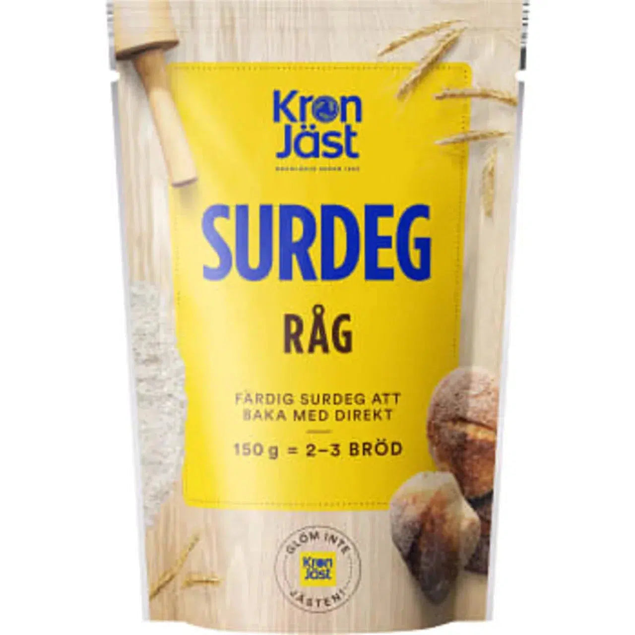 KronJäst Surdeg Råg - Sourdough Rye - 150g – Swedishness