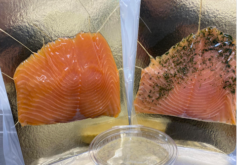 Kungälv Kallrökt Skivad lax - Sliced Cold-Smoked Salmon 200 g-Swedishness