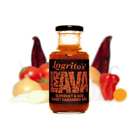 LAGRITOS MR LAVA Superhet & God Sweet Habenero sås - Super hot & Sweet Habenero sauce - 300g-Swedishness
