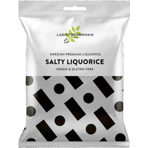 Lakritsfabriken Premium Salty Licorice Gluten-free - 100 g-Swedishness