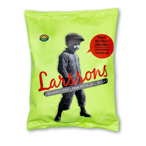 Larssons Chips Sparris - Green asparagus 125 g-Swedishness