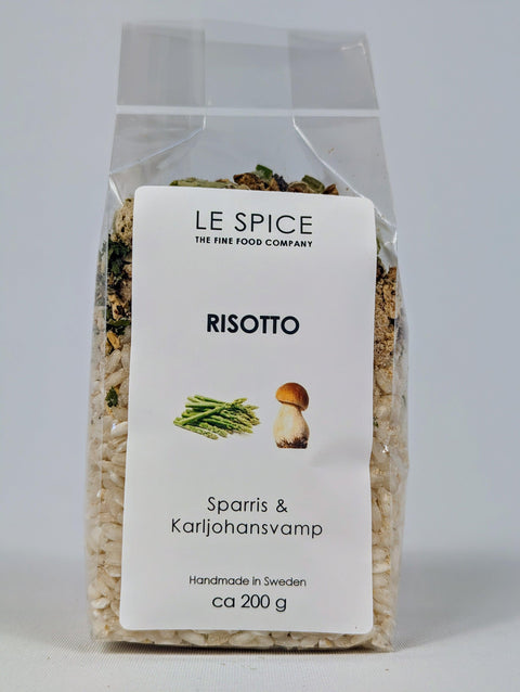 Le Spice Risotto Sparris and Karl-Johan - asparagus and mushroom risotto - 200g-Swedishness
