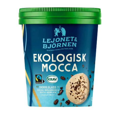 Lejonet & Björnen Glass Ekologisk Mocca - Ice Cream Organic Mocca - 500ml-Swedishness