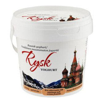 Lindals Rysk Naturell Yoghurt 17% - Russian Yogurt 500gr-Swedishness