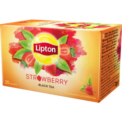 Lipton Te Strawberry 20p - Strawberry Black Tea 20p-Swedishness