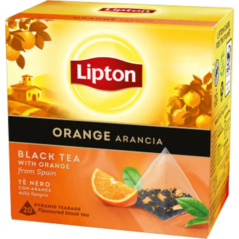 Lipton Te Svart Orange Pyramid - Orange Pyramid - 20p-Swedishness